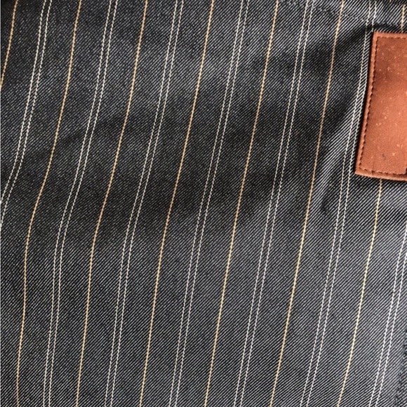 Pinstripe wrap skirt - Picture 4 of 5